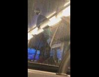 Guy wears cover over beard and face mask 