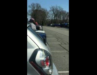 Girls balloon looks like a penis in parking lot