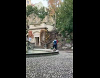 Collab IITW - Two men vape smoke photo shoot park