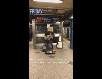 Collab Subway Creatures - 58 Mezzanine Street Elevator Guy Basket Head Guitar Collab Subway