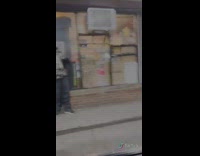 Unwell woman starts fight outside of gas station