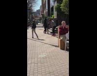 Guy grey coat stair rails pics