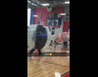 School gym zorb ball 