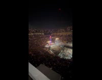 Collab ClipsIG - Fireworks display on metlife stadium during concert