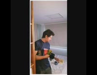 Collab BitchIG2 - Blue shirt guy empty cups mugs bedroom