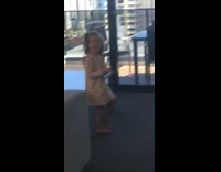 Little girl responds to can I get a Hoya 