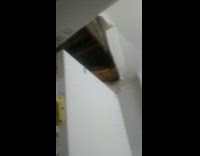 Shower ceiling collapses 