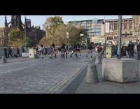 Girls dance group Kpop street checkered skirt