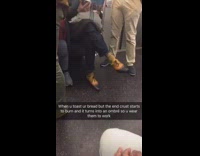 When u toast ur bread and the end crust starts to burn and it turns into an ombre