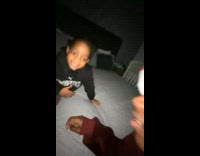 ClipsIG - Man Annoys Naughty Sibling then Hits Him