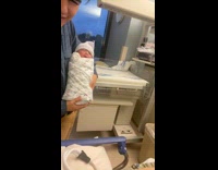 Collab BitchMP - Newborn baby copies dads laugh 