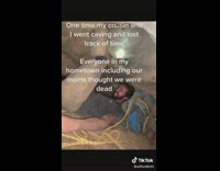 Guys thought to be lost in cave running around on shoulders