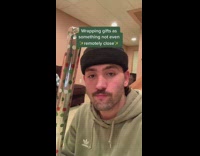 Collab KaleSaladIG - Guy Wraps Gift Different Shape