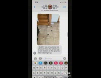 Guy slips down stairs spills potstickers