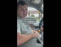 Lady Takes Soda Can from Her Man