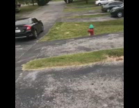 Guy eats ass for a bag of apples in suburban neighborhood