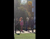 Drag queens spotted during morning soccer practice