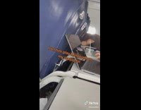 Collab BitchIG2 - Guy on flight lets little kid play Minecraft on his laptop