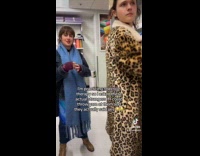 Collab ClipsIG - Man rejection therapy throws yarn at stranger