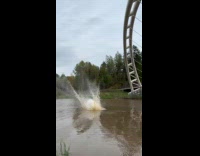 Collab SendItOfficiall - Man several backflip from top of bridge Part 1