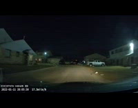 Dash Cam caught power lights go out