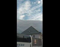 Blanket of clouds across the sky