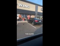 Collab VIBES - Long wait line outside Crumbl Cookies store