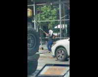 Collab WINY - Woman with face mask and towel on head