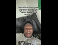 Guy finds out he has to pay financial refund checks
