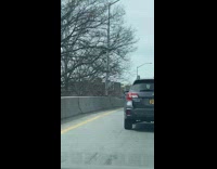 Collab WINY - Two people ride motorcycle carry bicycle highway