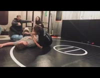 Guy wrestles friend and kicks his face 
