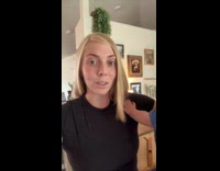 Baby carried by mom with some space