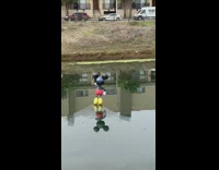 Collab BitchMP - Mickey mouse balloon floating over water