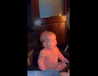 Baby cries seeing fire in hibachi restaurant