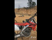 Guy dirt bike jumps over wall fail 