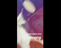 girl drops DQ Blizzard flip challenge fail