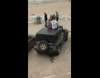 Guy girl car sunroof tiktok dance parents 