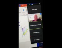 Professor online meeting spanish yelling
