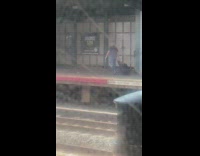 Divorce ad at train station 