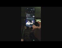 Phone sound works when filmer touches it