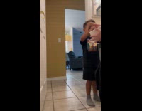 Collab ClipsIG - Woman pranks son with fake poop