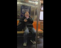 Man Picks its Nose and Eats Booger