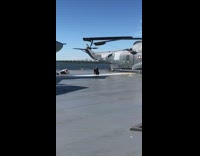 Girl cap black jacket sit near helicopter