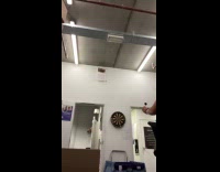 Man hits another dart on the board