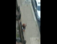 Couple dances on rooftop to music pt. 2