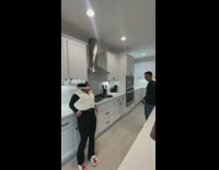 Woman hides food from her boyfriend in the drawer