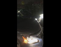 Two guys argue after car crash pt. 2