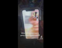 When the homies dad is going crazy in Colombia 