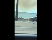 Man sees plane putting out fire