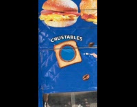 New York food truck selling crustables